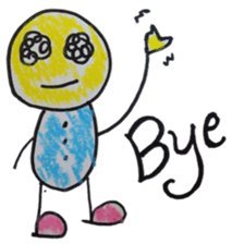 Jump out! My scribble sticker #1782662