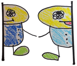 Jump out! My scribble sticker #1782672