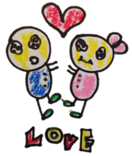 Jump out! My scribble sticker #1782673