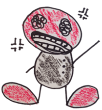 Jump out! My scribble sticker #1782682