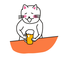 White Cat Challenge sticker #1782936