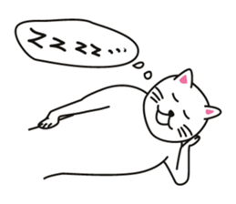 White Cat Challenge sticker #1782937