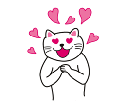 White Cat Challenge sticker #1782951