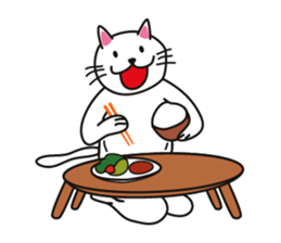White Cat Challenge sticker #1782965