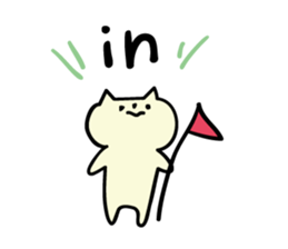 aiueo cat sticker #1783303