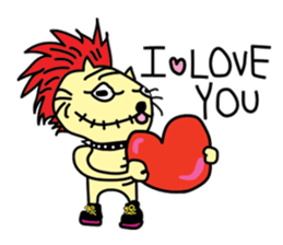 cat punks. sticker #1783451