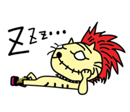 cat punks. sticker #1783467