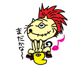 cat punks. sticker #1783469