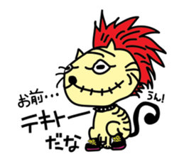 cat punks. sticker #1783475