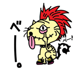cat punks. sticker #1783479