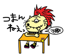 cat punks. sticker #1783481