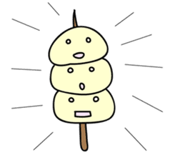 a Japanese confectionery Mr.Dango sticker #1784388