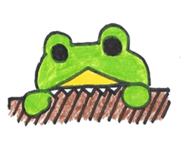 frog place KEROMICHI-AN  Heart sticker #1784529