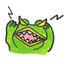 frog place KEROMICHI-AN  Heart sticker #1784531