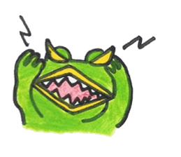 frog place KEROMICHI-AN Heart sticker #1784531