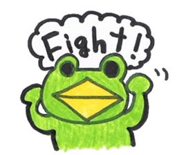 frog place KEROMICHI-AN  Heart sticker #1784532