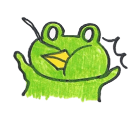 frog place KEROMICHI-AN  Heart sticker #1784535