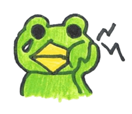 frog place KEROMICHI-AN  Heart sticker #1784536