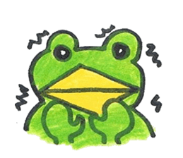 frog place KEROMICHI-AN  Heart sticker #1784539