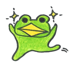 frog place KEROMICHI-AN  Heart sticker #1784540