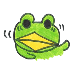 frog place KEROMICHI-AN Heart sticker #1784543
