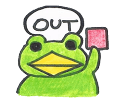 frog place KEROMICHI-AN  Heart sticker #1784547