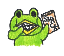 frog place KEROMICHI-AN  Heart sticker #1784549
