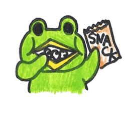 frog place KEROMICHI-AN Heart sticker #1784549