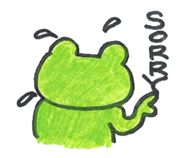 frog place KEROMICHI-AN  Heart sticker #1784551