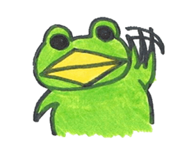frog place KEROMICHI-AN  Heart sticker #1784554