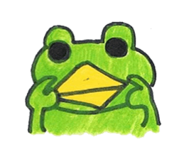 frog place KEROMICHI-AN  Heart sticker #1784555