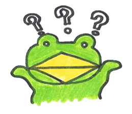 frog place KEROMICHI-AN  Heart sticker #1784556