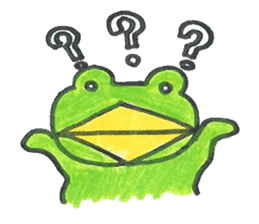 frog place KEROMICHI-AN Heart sticker #1784556