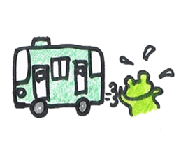 frog place KEROMICHI-AN  Heart sticker #1784557