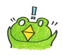 frog place KEROMICHI-AN  Heart sticker #1784560
