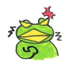 frog place KEROMICHI-AN  Heart sticker #1784566