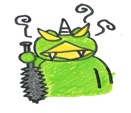 frog place KEROMICHI-AN  Heart sticker #1784567