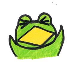 frog place KEROMICHI-AN  Heart sticker #1784568