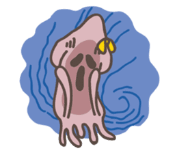 Squid Squid Couple! sticker #1785302