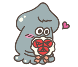 Squid Squid Couple! sticker #1785306