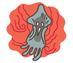 Squid Squid Couple! sticker #1785314