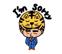 Helmet Cat English edition sticker #1785455