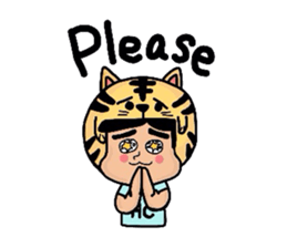 Helmet Cat English edition sticker #1785457