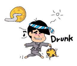 Helmet Cat English edition sticker #1785463