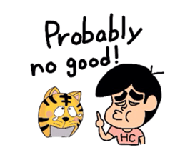 Helmet Cat English edition sticker #1785472