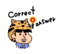 Helmet Cat English edition sticker #1785480