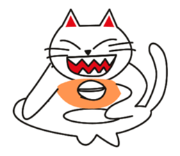 Fuku-chan happy cat sticker #1785744