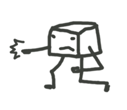 reticent Sugar cube sticker #1785836