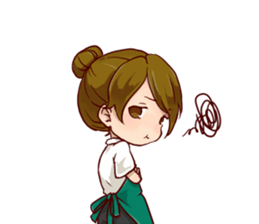 A healing type of cafe clerk[ENG] sticker #1785935