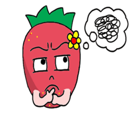 Beauty Strawberry sticker #1786006